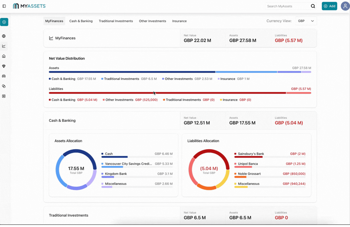 Add both traditional and alternative investments in MyAssets.gif