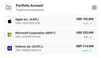 Traditional Investments