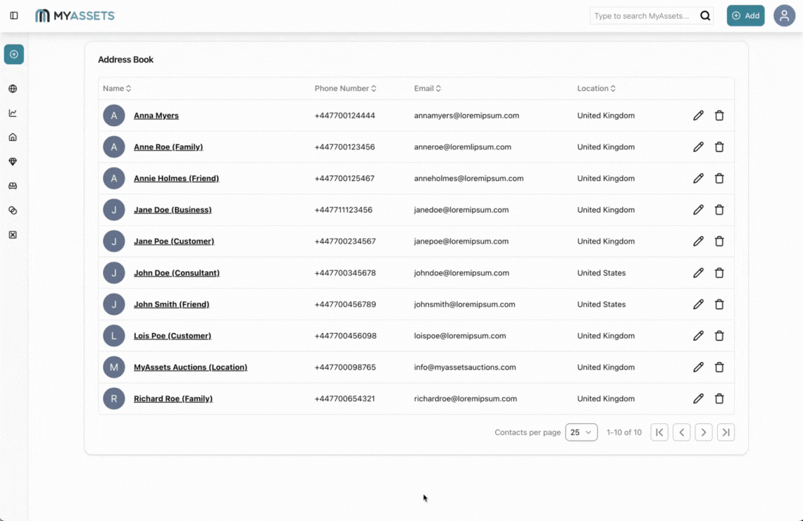 how to add contact via asset creation.gif